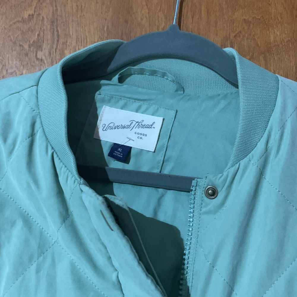 Universal Thread Mint Quilted Jacket - image 1